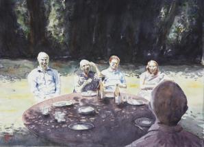 2014 06 30 Repas d'été 46x61